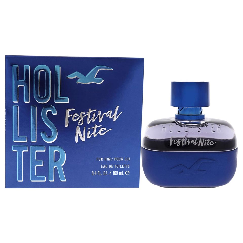 HOLLISTER - FESTIVAL NITE EDT ( M ) 3.4 OZ