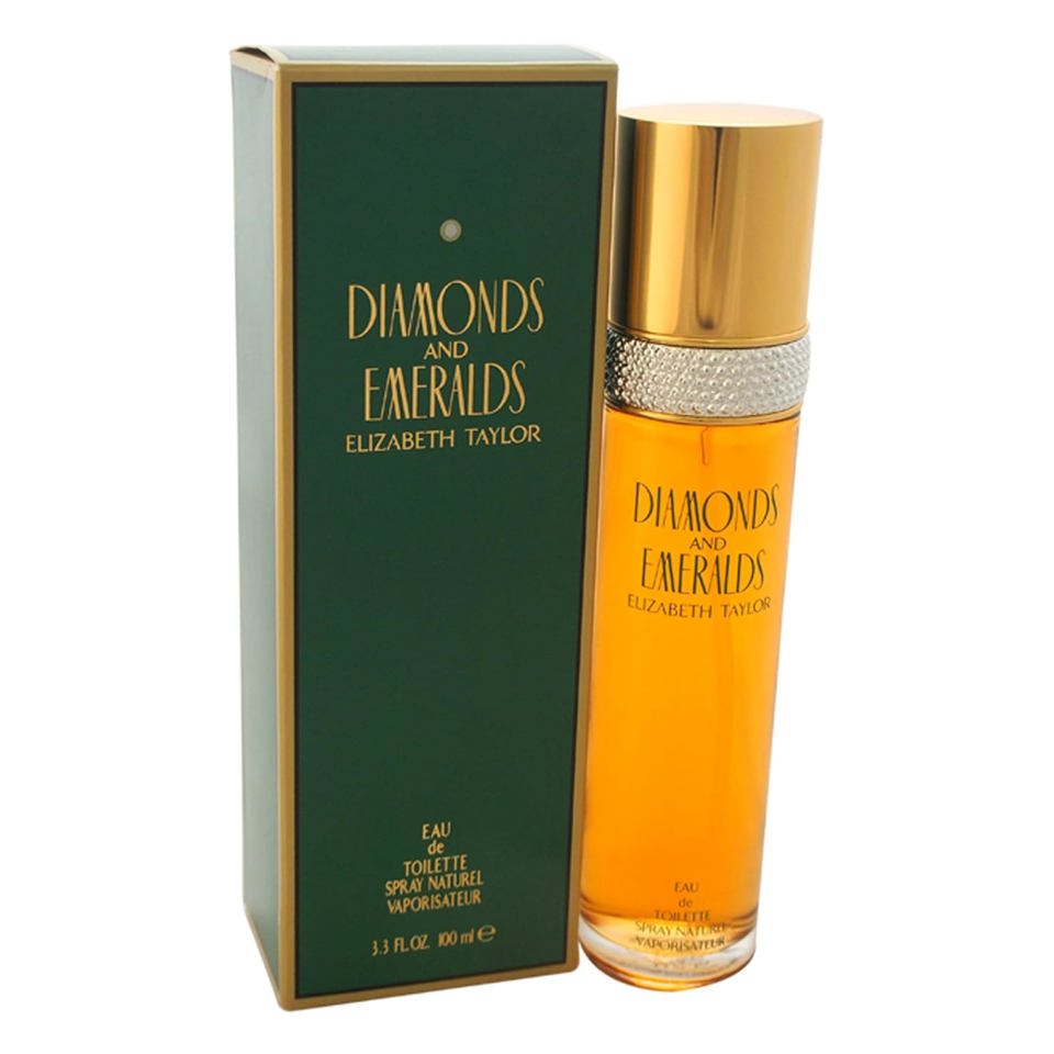 ELIZABETH TAYLOR - DIAMONDS & EMERALDS EDT ( W ) 3.3 OZ