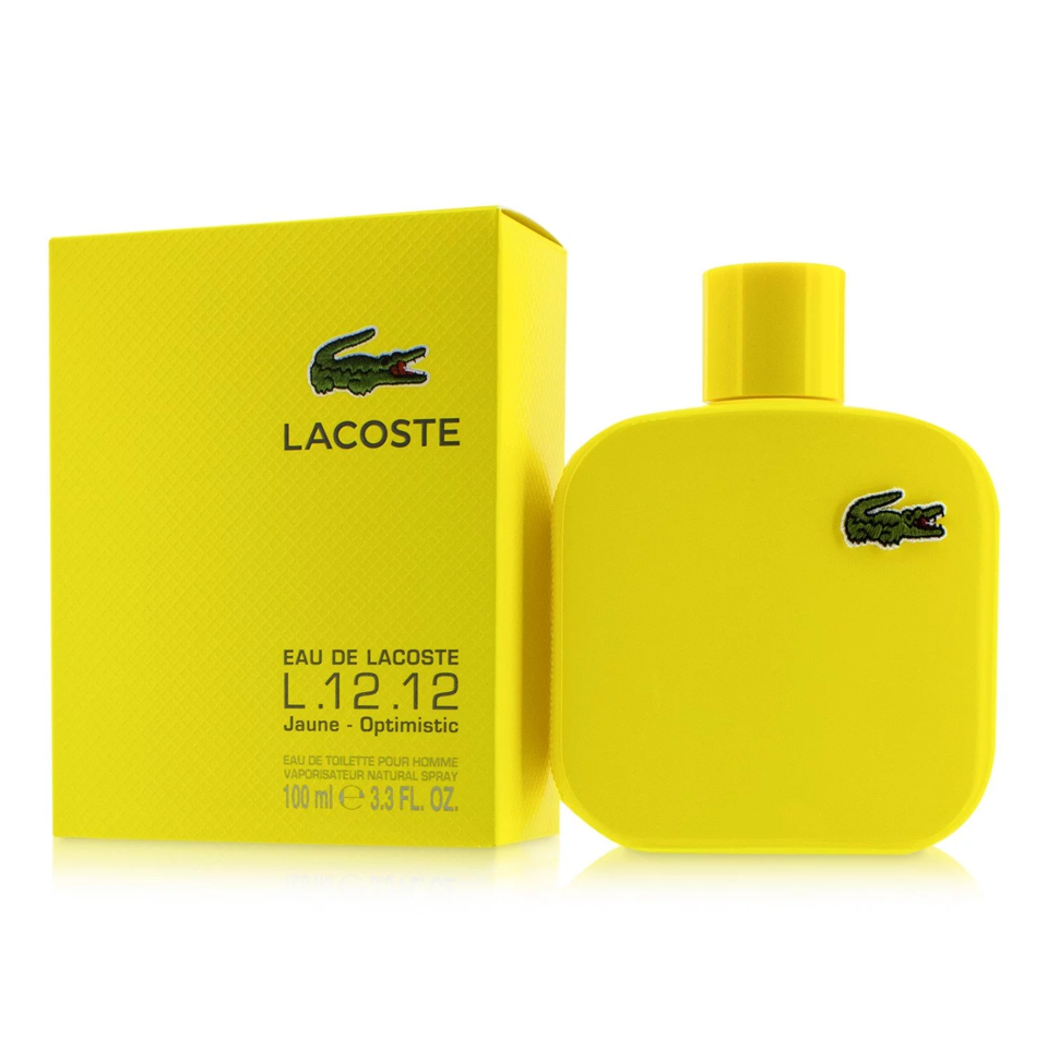 LACOSTE - L.12.12 JAUNE ( M ) 3.4 OZ