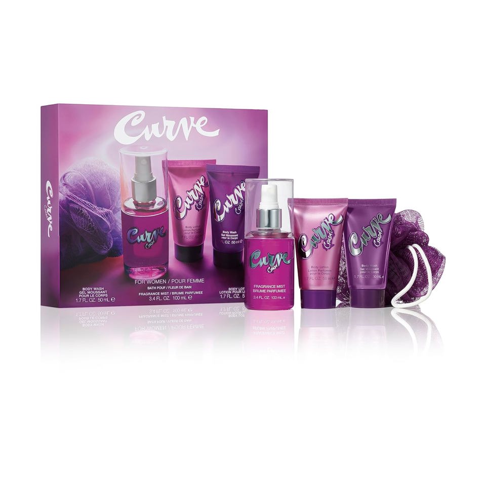 LIZ CLAIBORN - CURVE CRUSH 4PC SET ( W ) 3.4 OZ