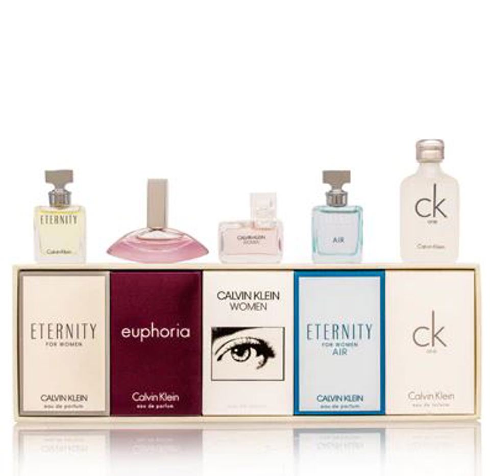 CALVIN KLEIN - CALVIN KLEIN ONE + AIR + WOMAN + EUPHORIA + ETERNITY 5PC SET ( W ) 0.17 OZ