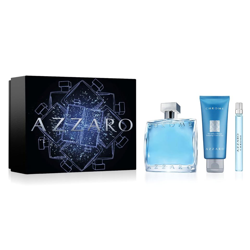 AZZARO - CHROME 3PC SET ( M ) 3.4 OZ