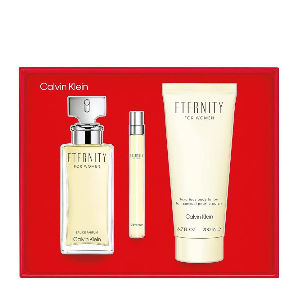CALVIN KLEIN - ETERNITY 3PC SET ( W ) 1.7 OZ