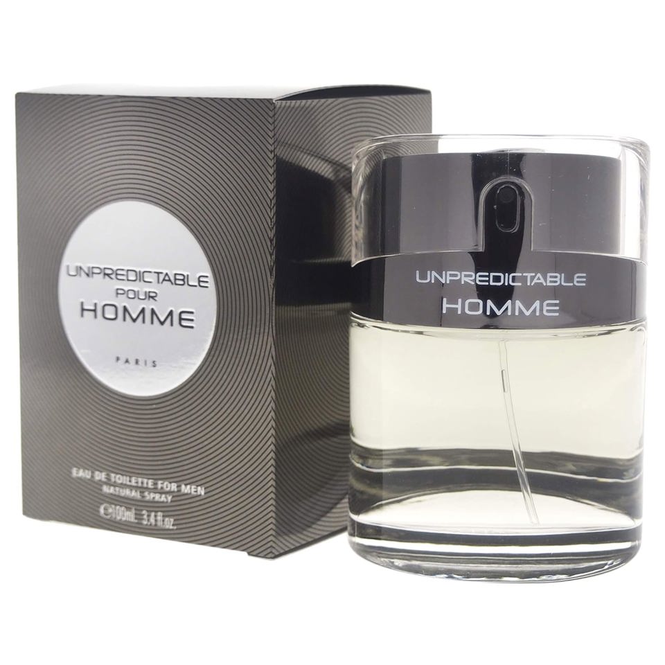 GLENN PERRI - UNPREDICTABLE POUR HOMME EDT ( M ) 3.4 OZ