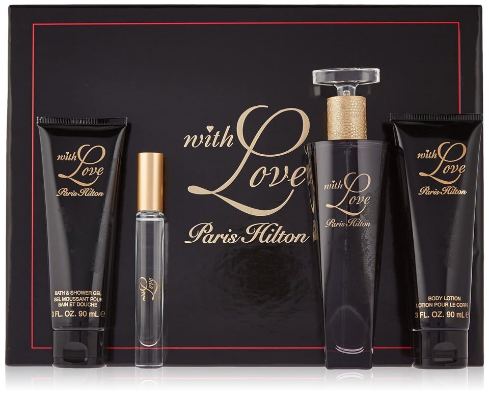 PARIS HILTON - WITH LOVE 4PC SET ( W ) 3.4 OZ