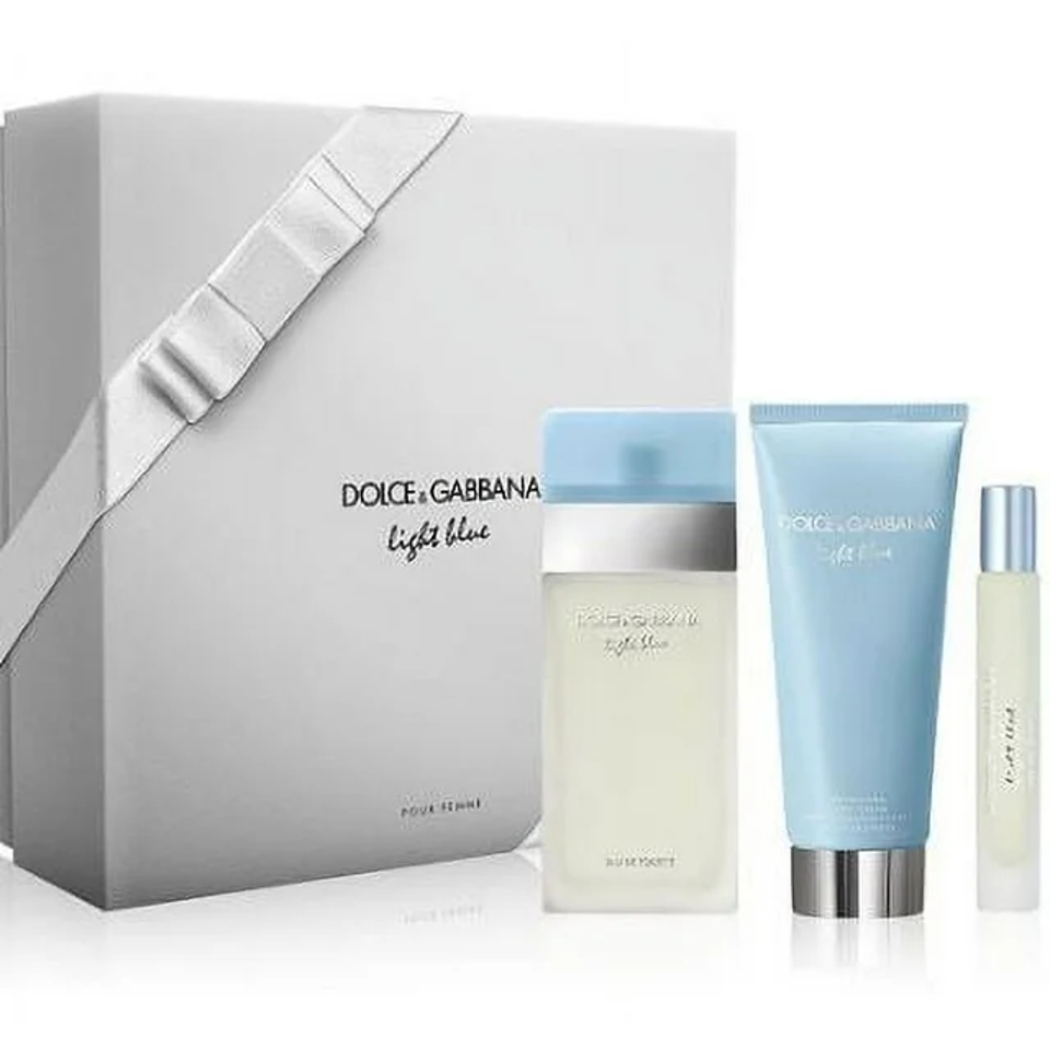 DOLCE & GABBANA - LIGHT BLUE 3PC SET ( W ) 3.3 OZ