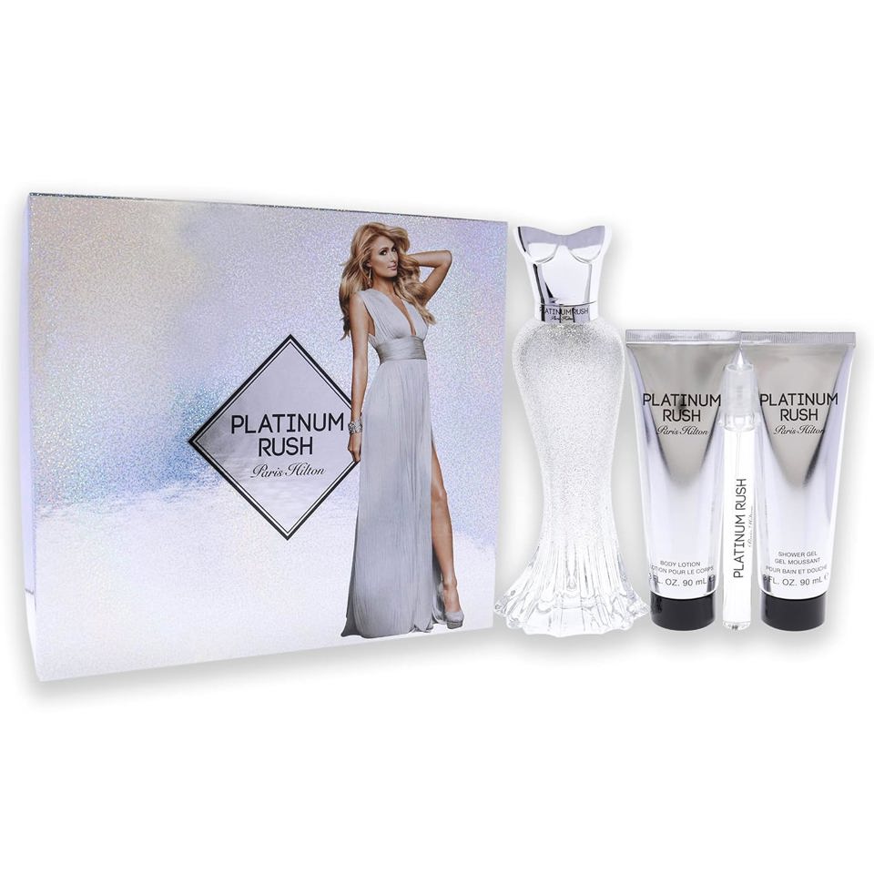 PARIS HILTON - PLATINUM RUSH 4PC SET ( W ) 3.4 OZ