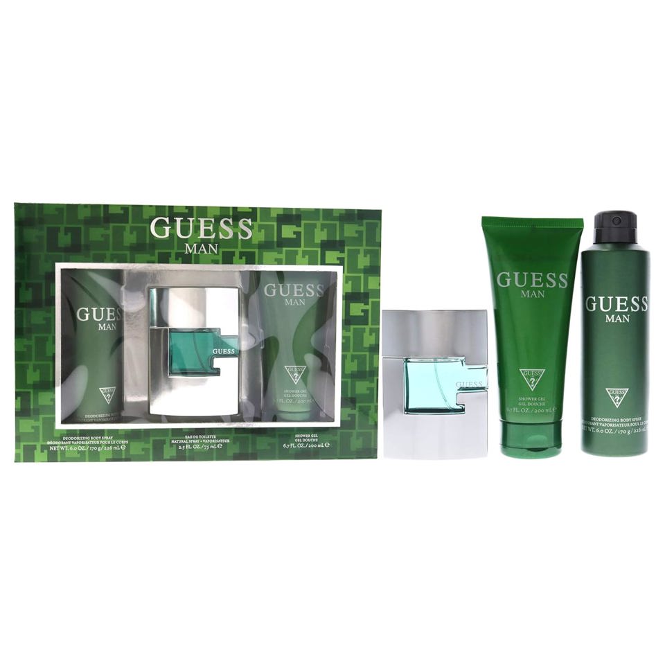 GUESS - GUESS MAN 3PC SET ( M ) 2.5 OZ