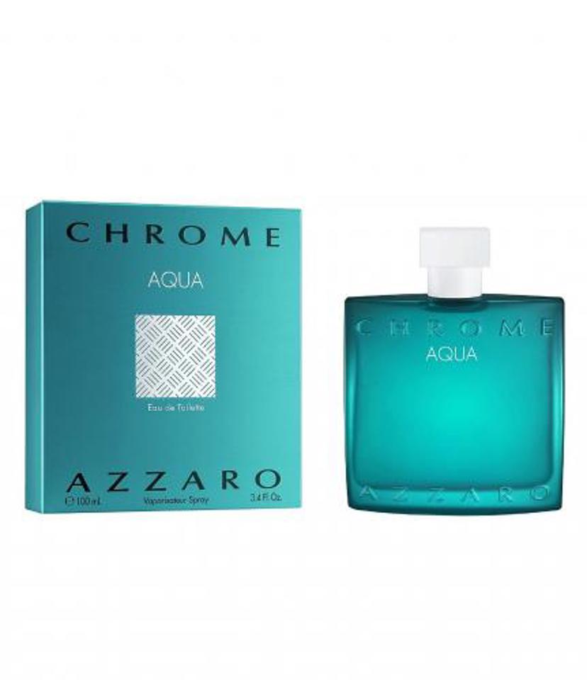 AZZARO - CHROME AQUA EDT ( M ) 3.4 OZ