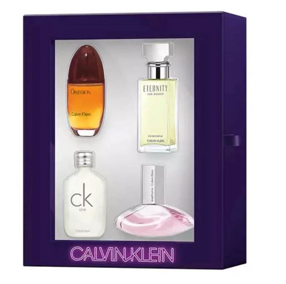 CALVIN KLEIN - CALVIN KLEIN ETERNITY + CK ONE OBSESSION 4PC SET ( W ) 0.5 OZ