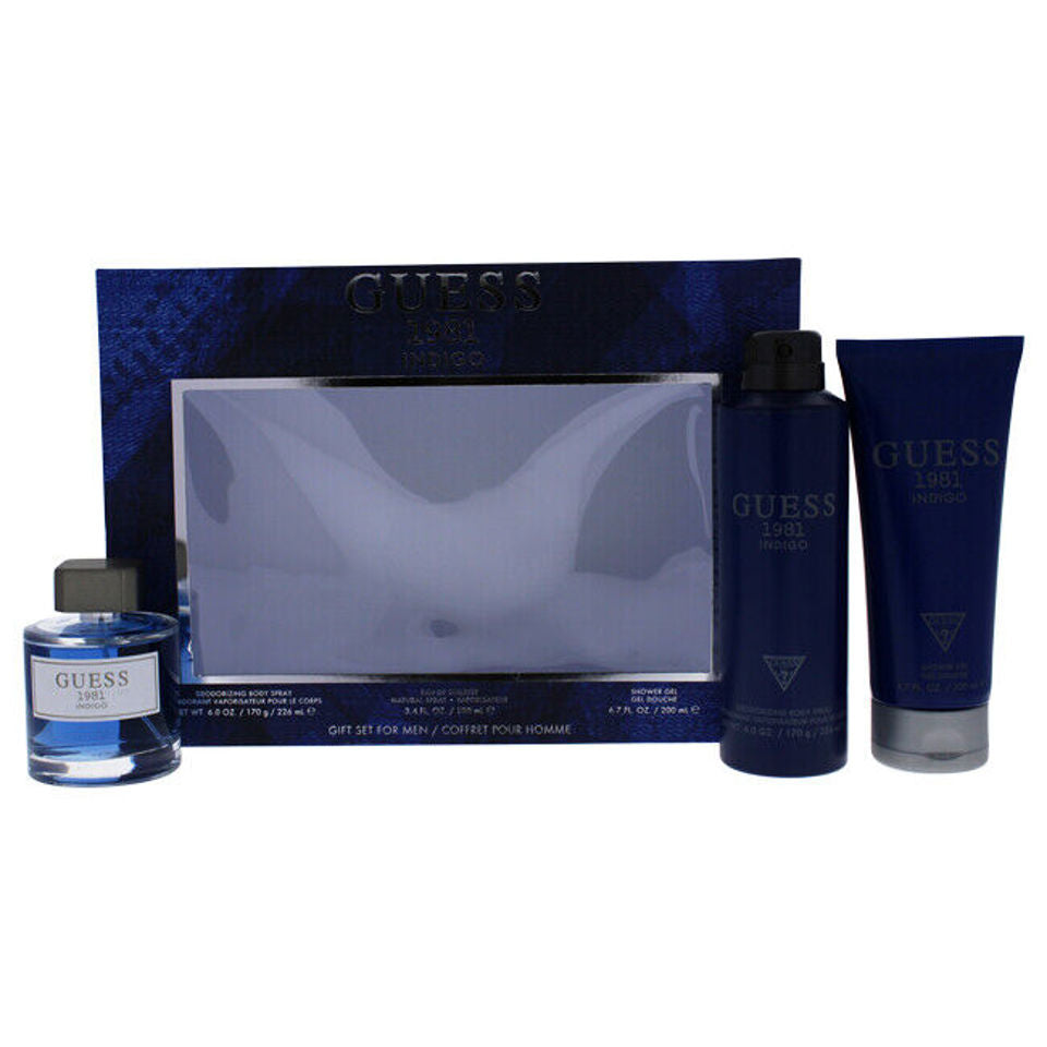 GUESS - 1981 INDIGO 3PC SET ( M ) 3.4 OZ