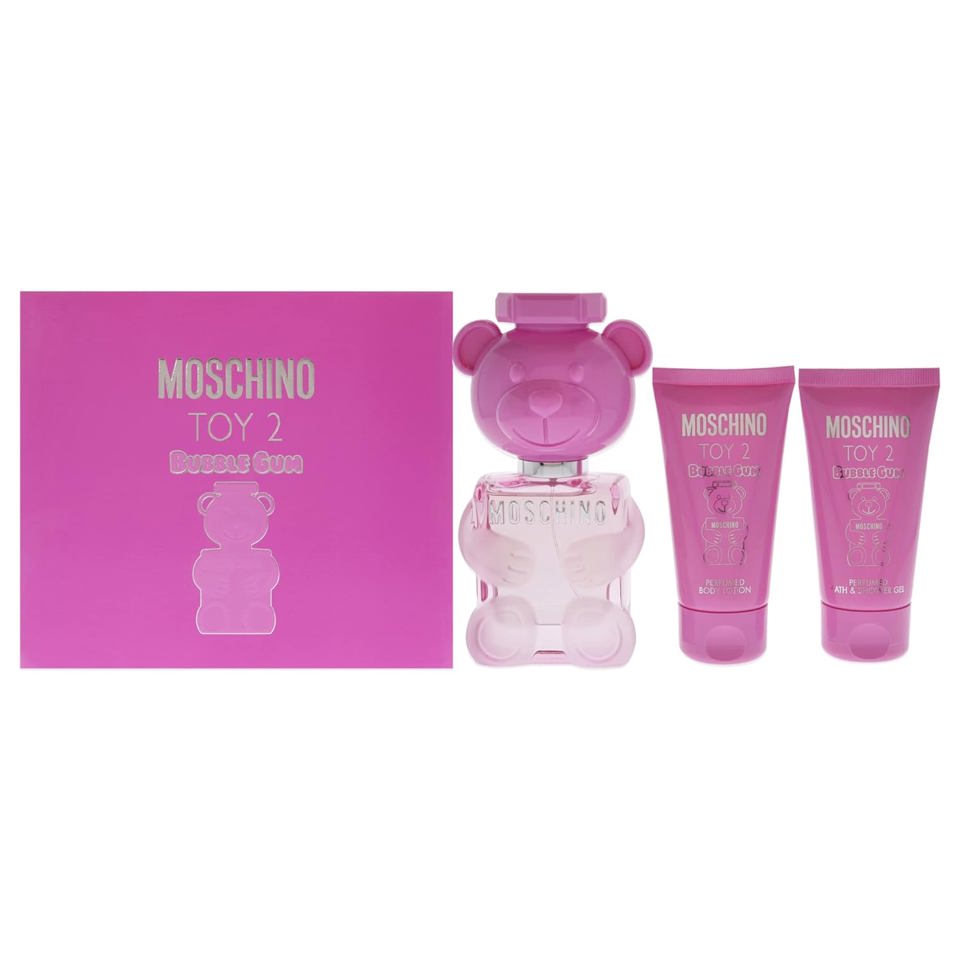 MOSCHINO - TOY 2 BUBBLE GUM 3PC SET ( W )