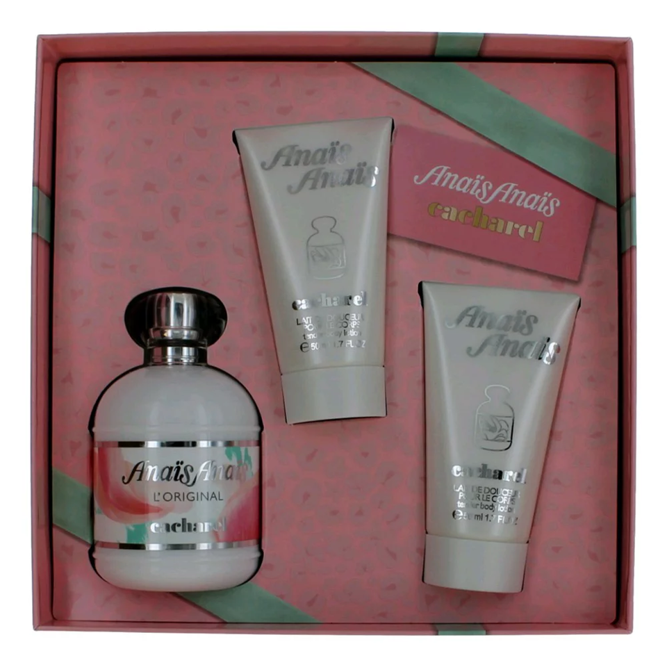 CACHAREL - ANAIS ANAIS 3PC SET EDT ( W ) 3.4 OZ