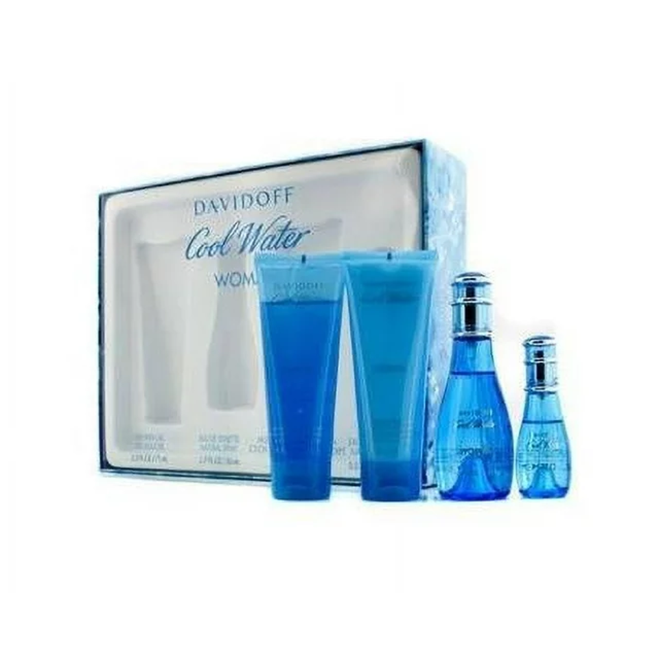 DAVIDOFF - COOL WATER 4PC SET ( W ) 1.7 OZ