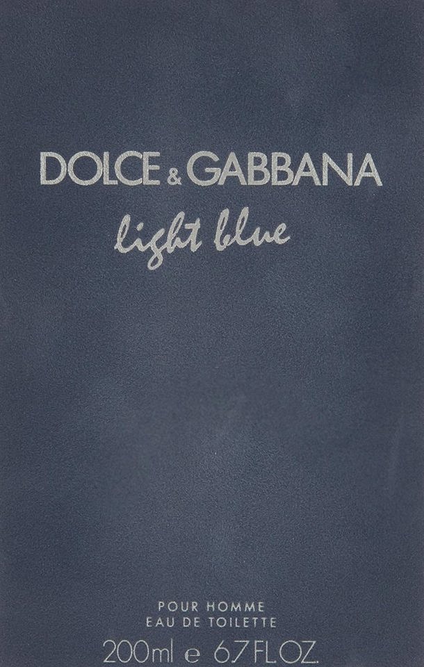 DOLCE & GABBANA - LIGHT BLUE EDT ( M ) 6.7 OZ