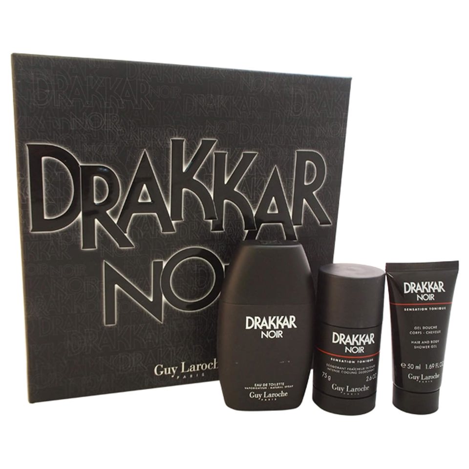 GUY LAROCHE - DRAKKER NOIR 3PC SET ( M ) 1 OZ