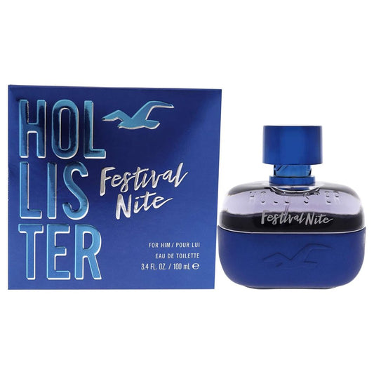 HOLLISTER - FESTIVAL NITE EDT ( M ) 3.4 OZ