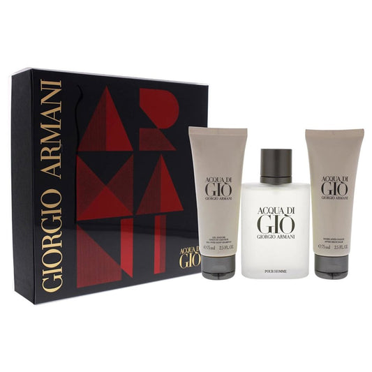 GIORGIO ARMANI - ACQUA DI GIO 3PC SET ( M ) 3.4 OZ