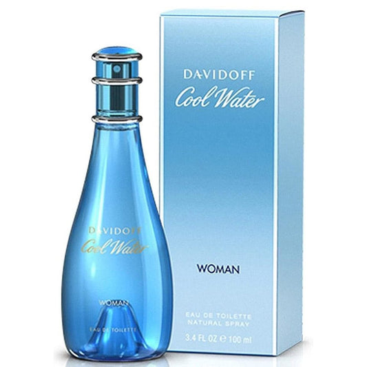 DAVIDOFF - COOL WATER EDT ( W ) 3.4 OZ