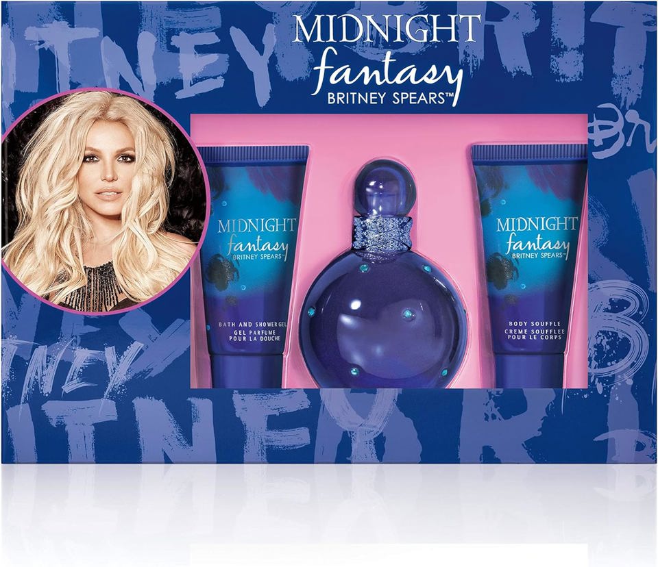 BRITNEY SPEARS - FANTASY MIDNIGHT 3PC SET ( W ) 1.7 OZ