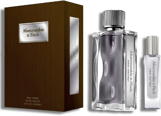 ABERCOMBIE & FITCH - FIRST INSTINCT 2PC SET ( M ) 3.4 OZ