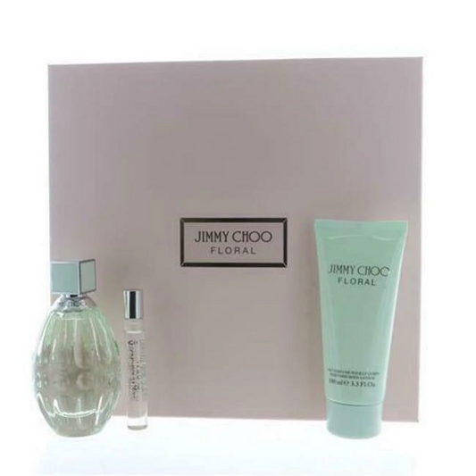 JIMMY CHOO - FLORAL 3PC SET ( W ) 3.4 OZ