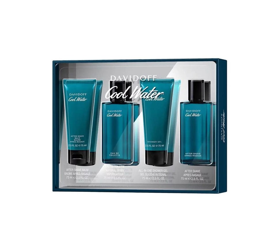 DAVIDOFF - COOL WATER 4PC SET ( M ) 2.5 OZ