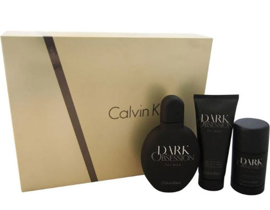 CALVIN KLEIN - OBSESSION DARK 3PC SET ( M ) 3.4 OZ