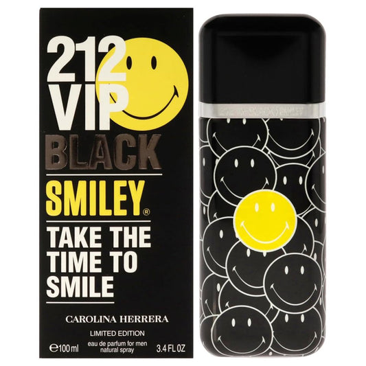 CAROLINA HERRERA - 212 VIP BLACK SMILEY EDP ( M ) 3.4 OZ