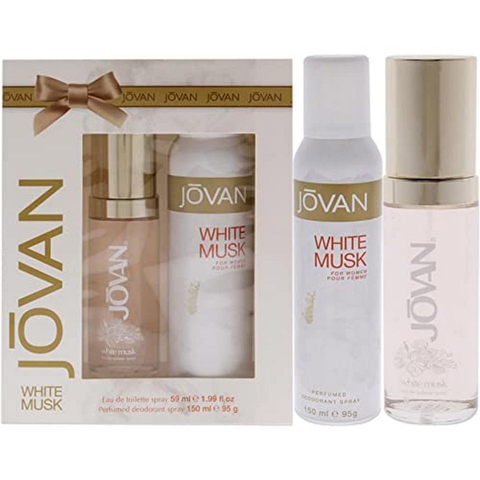 JOVAN - WHITE MUSK 2PC SET ( W ) 2 OZ