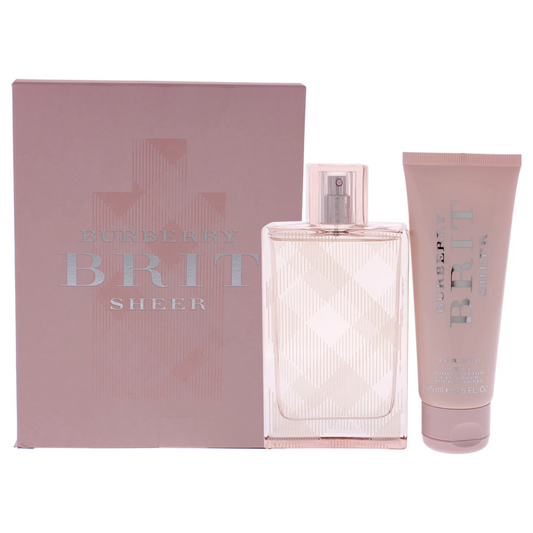 BURBERRY - BRIT SHEER 2PC SET ( W ) 3.4 OZ