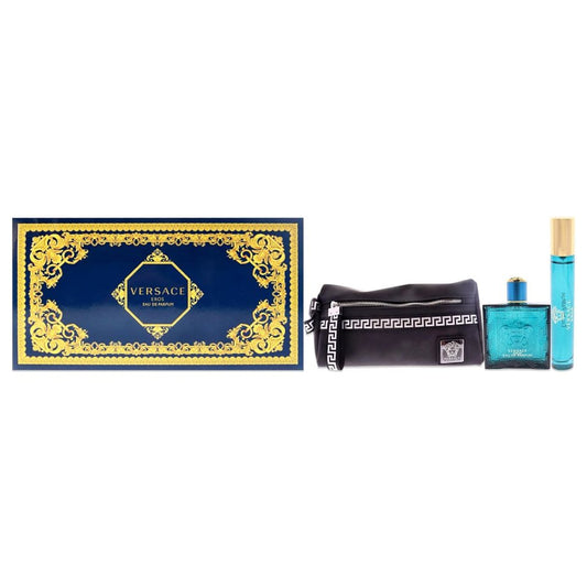 VERSACE - EROS EAU DE PARFUM 3PC SET ( M ) 3.4 OZ