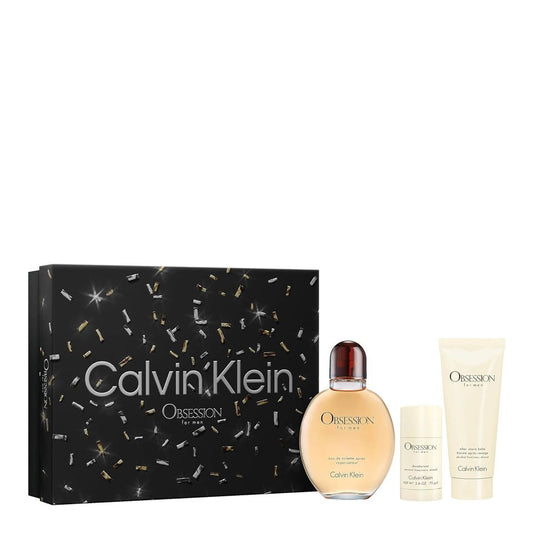 CALVIN KLEIN - OBSESSION 3PC SET ( M ) 4.2 OZ