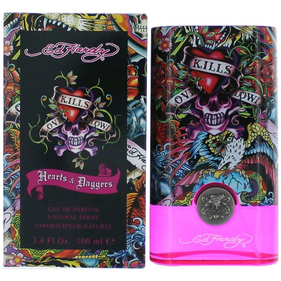 ED HARDY - HEARTS & DAGGERS ( W ) 3.4 OZ