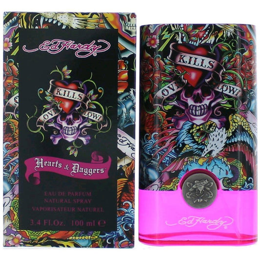 ED HARDY - HEARTS & DAGGERS ( W ) 3.4 OZ