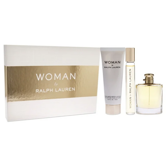RALPH  - RALPH LAUREN WOMAN 3PC SET ( W ) 3.4 OZ