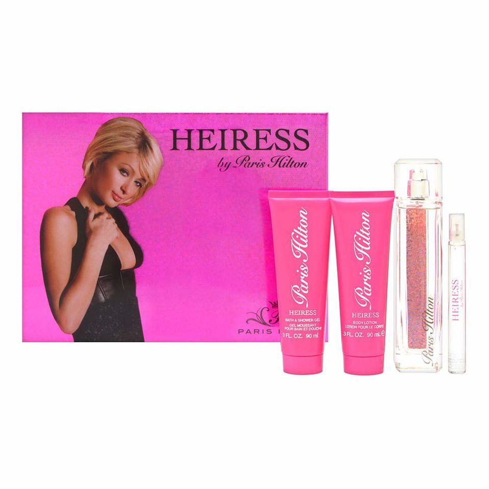 PARIS HILTON - HEIRESS 4PC SET ( W ) 3.4 OZ