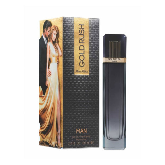 PARIS HILTON - GOLD RUSH EDT ( M ) 3.4 OZ