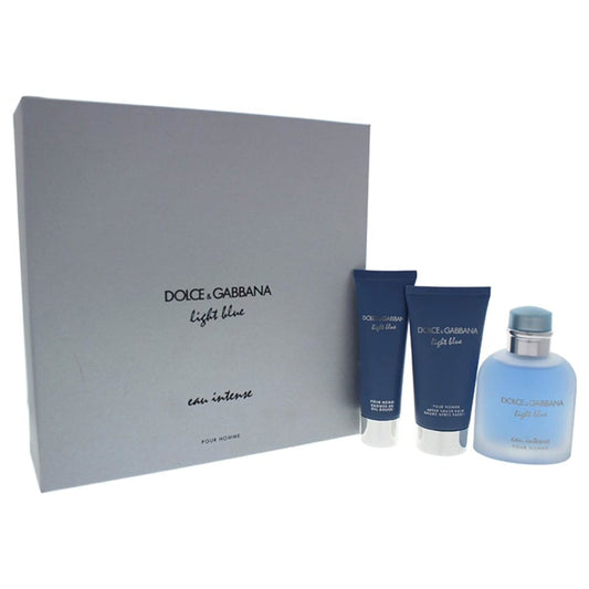 DOLCE & GABBANA - LIGHT BLUE 3PC SET ( M ) 1.7 OZ
