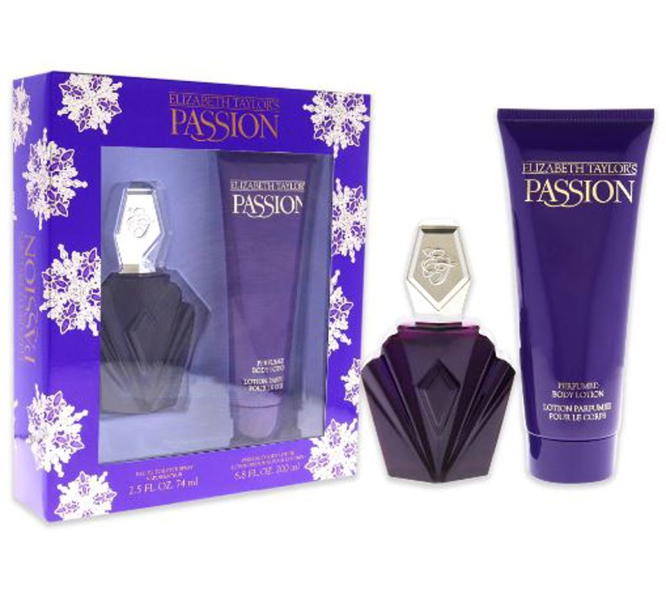 ELIZABETH TAYLOR - PASSION 2PC EDT ( W ) 2.5 OZ