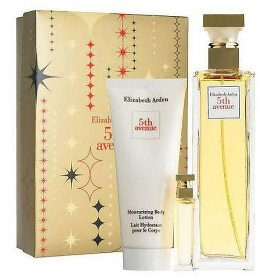 ELIZABETH ARDEN - 5TH AVE 3PC SET ( W ) 3.4 OZ