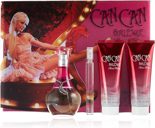 PARIS HILTON - CAN CAN BURLESQUE 4PC SET ( W ) 3.4 OZ