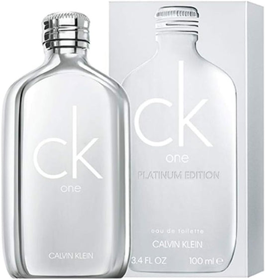 CALVIN KLEIN - CK ONE PLATINUM  EDT ( M ) 3.4 OZ