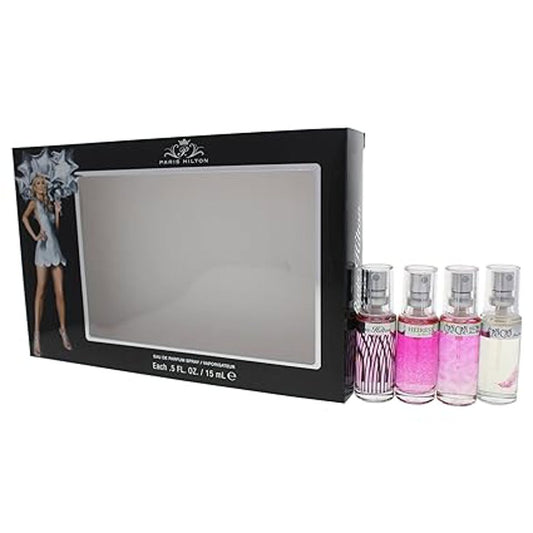 PARIS HILTON - COLLECTION ( PARIS HILTON, CAN CAN, HEIRESS, BURLESQUE ) 4PC SET ( W ) 4.2 OZ