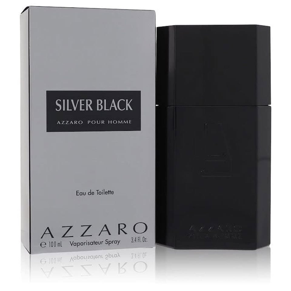 AZZARO - SILVER BLACK EDT ( M ) 3.4 OZ