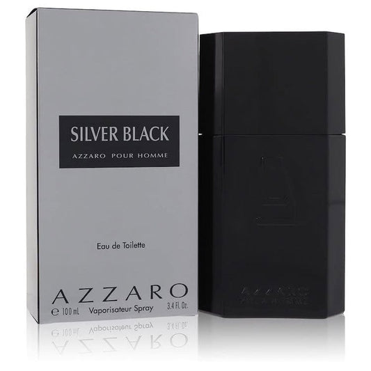 AZZARO - SILVER BLACK EDT ( M ) 3.4 OZ