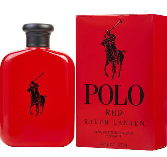 RALPH LAUREN - POLO DEEP RED EDT ( M ) 4.2 OZ
