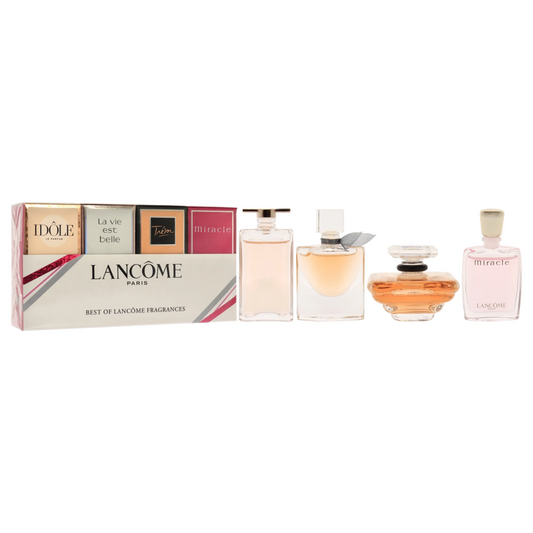LANCOME - MINI IDOLE, LA VIE EST BELLE, TRESOR, MIRACLE 4PC SET ( W )