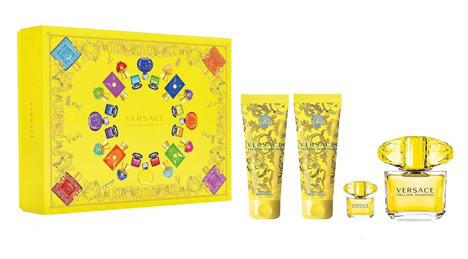 VERSACE - YELLOW DIAMOND 4PC SET ( W ) 3.4 OZ