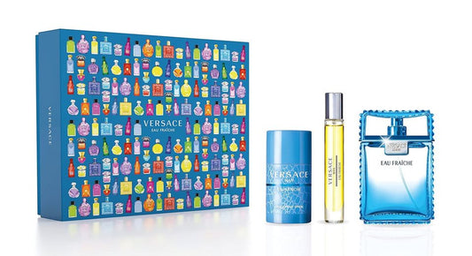 VERSACE - VERSACE EAU FRAICHE 3PC SET ( M ) 3.4 OZ